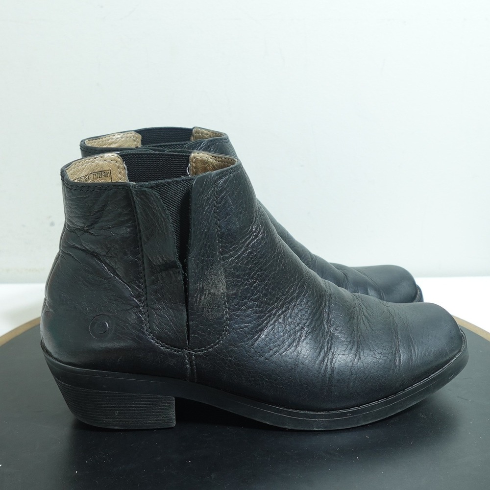 Bogs Gretchen Chelsea Boots Women US 7 Waterproof Black Leather Ankle‎